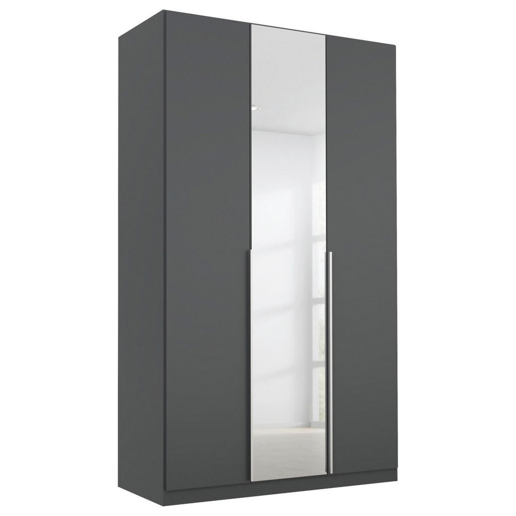 Rauch Möbel SKRIŇA S OTOČNÝMI DVERAMI, sivá, strieborná, 136/229/54 cm