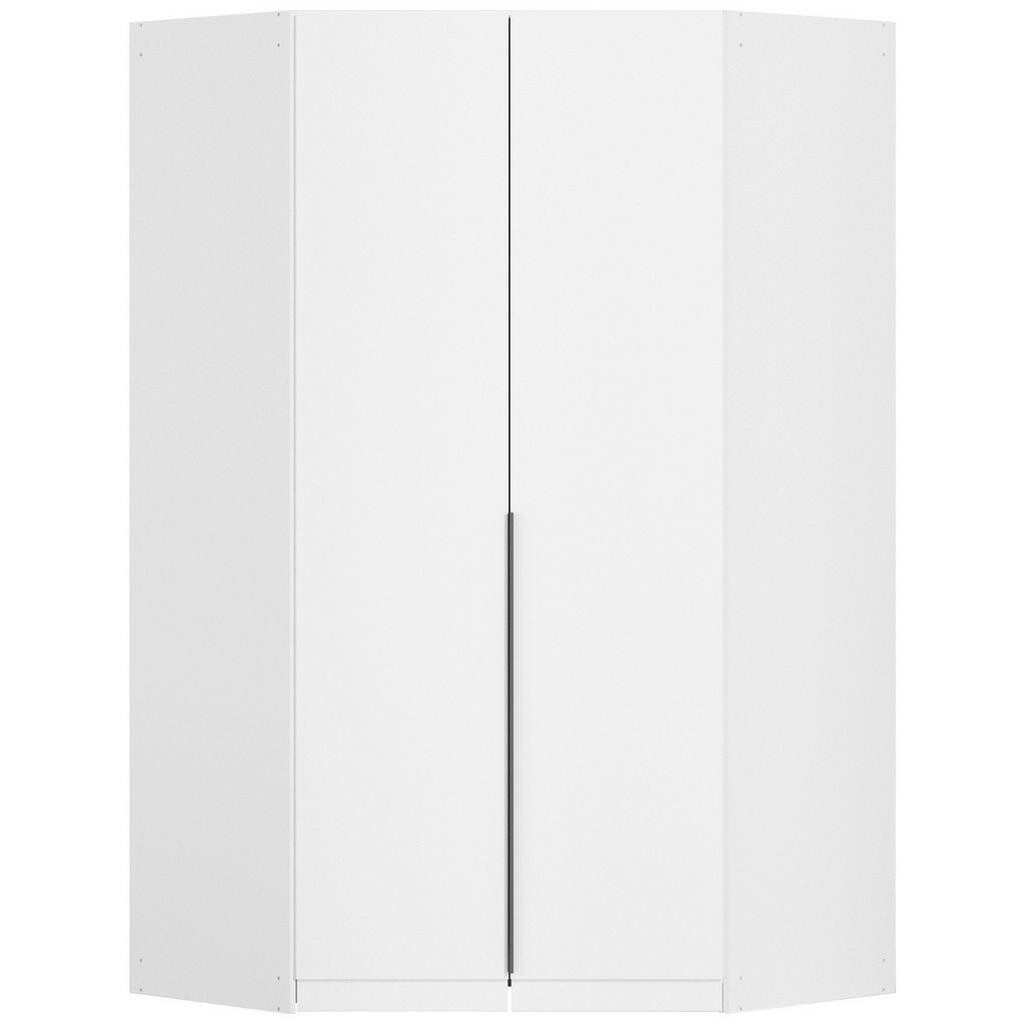 Rauch Möbel ROHOVÁ ŠATNÍKOVÁ SKRIŇA, biela, tmavosivá, 117/229/117 cm