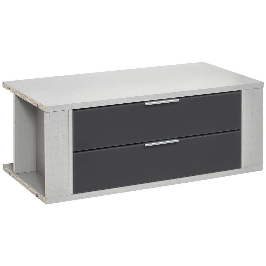 MID.YOU ZÁSUVKOVÝ DIEL, sivá, 96/35/50 cm