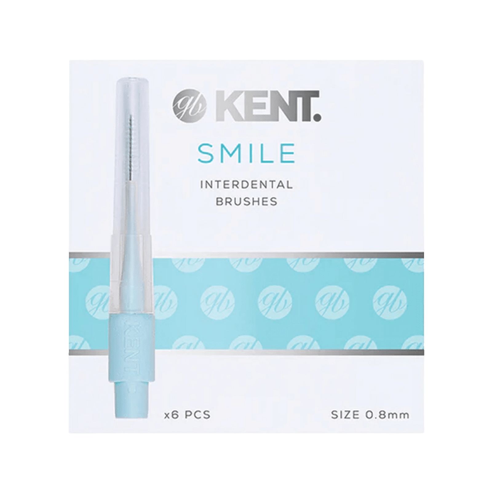 GB KENT & SONS PLC Medzizubné kefky SMILE 0,8 mm, 6 ks