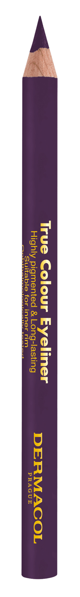 DERMACOL True colour Drevená ceruzka na oči - Burgundy 4 g