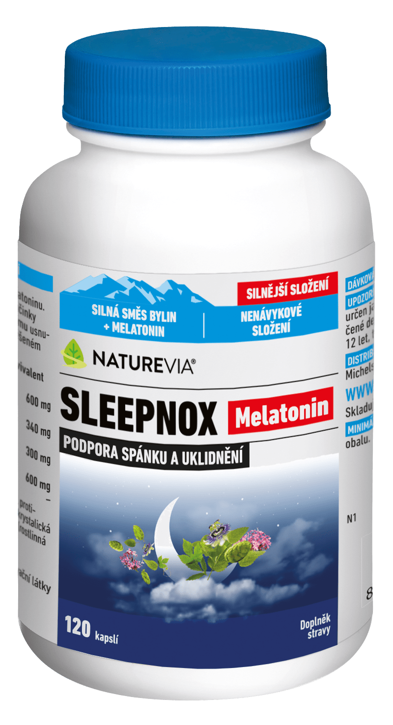 NATUREVIA Melatonín 120 kapsúl
