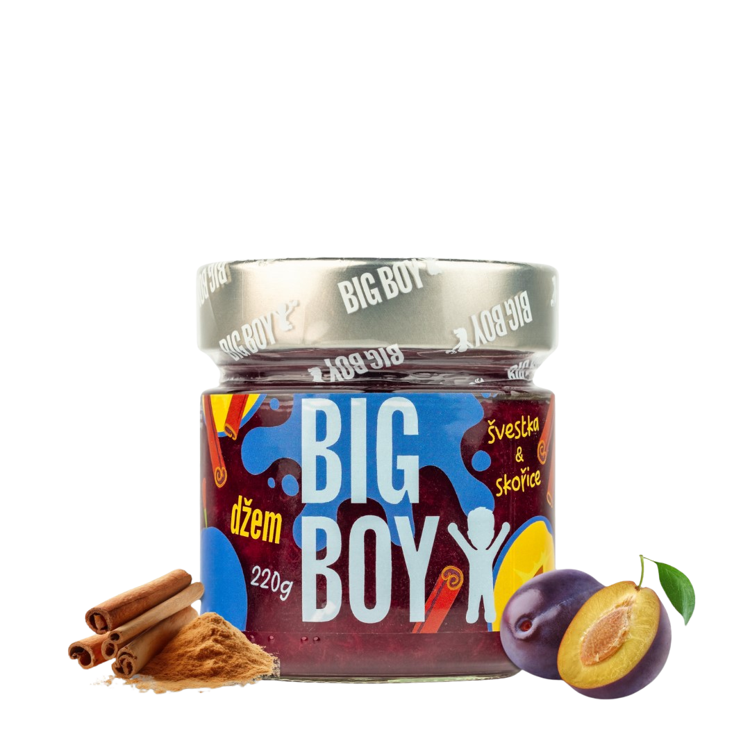 BIG BOY Slivkový džem so škoricou 220 g