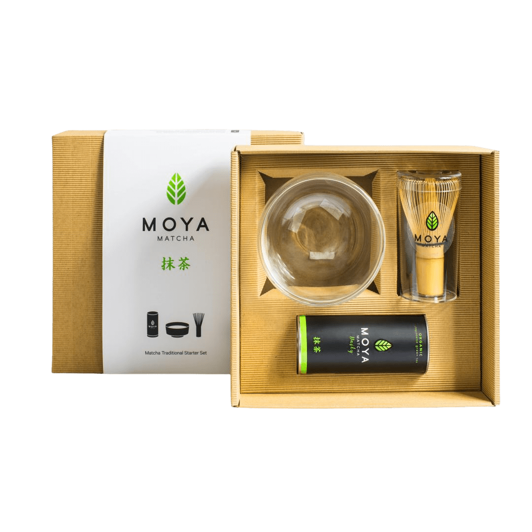 MOYA Starter Set Matcha Daily & Sklenená miska