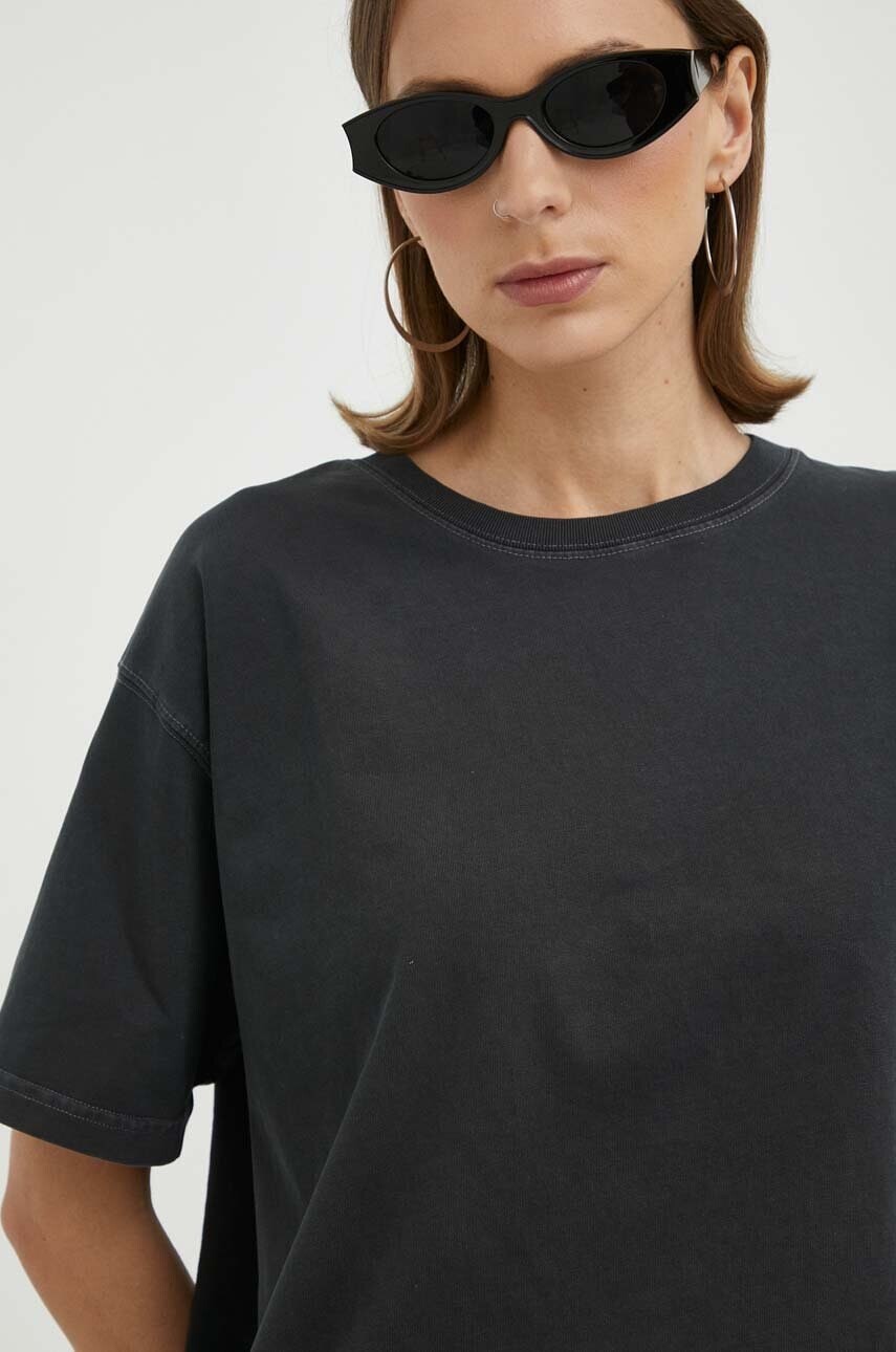 Bavlnené tričko American Vintage T-SHIRT DROIT MC COL ROND