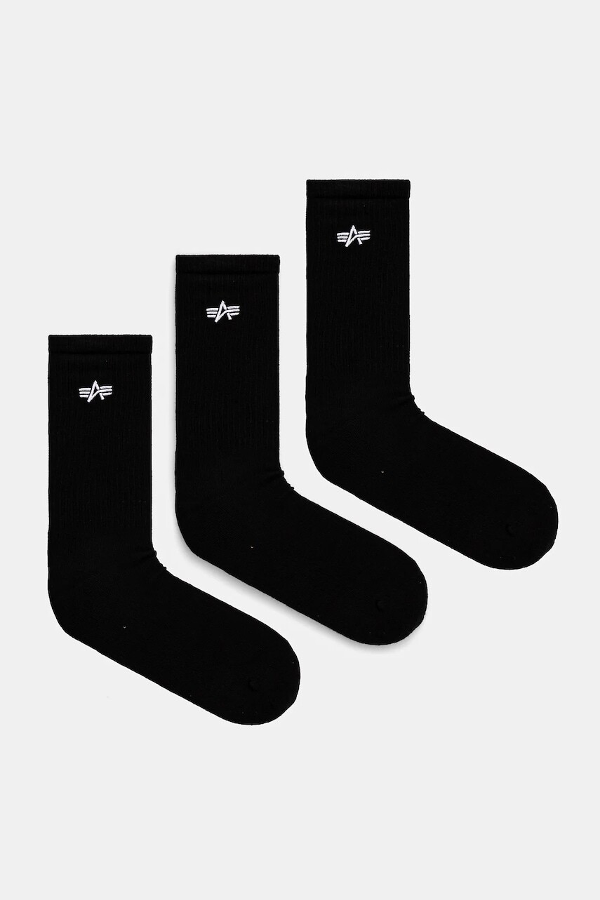 Bavlnené ponožky Alpha Industries Basic Socks 3 Pack 3-pak