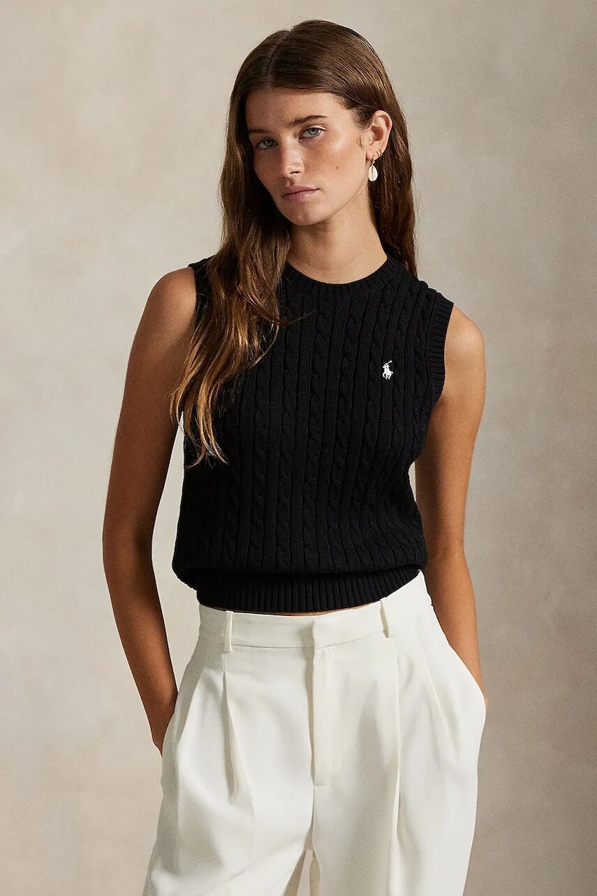 Bavlnená vesta bez rukávov Polo Ralph Lauren