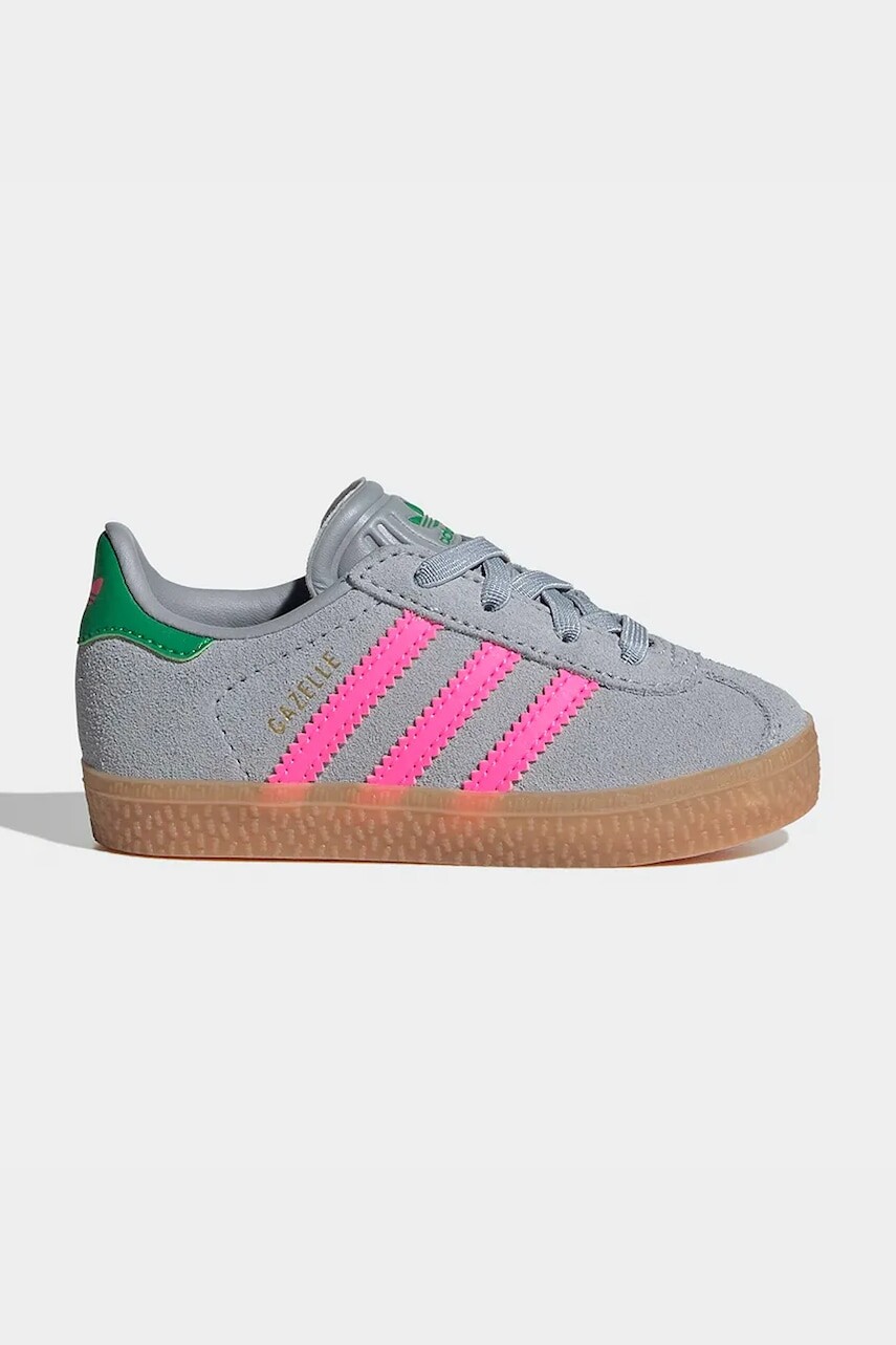 Detské semišové tenisky adidas Originals GAZELLE