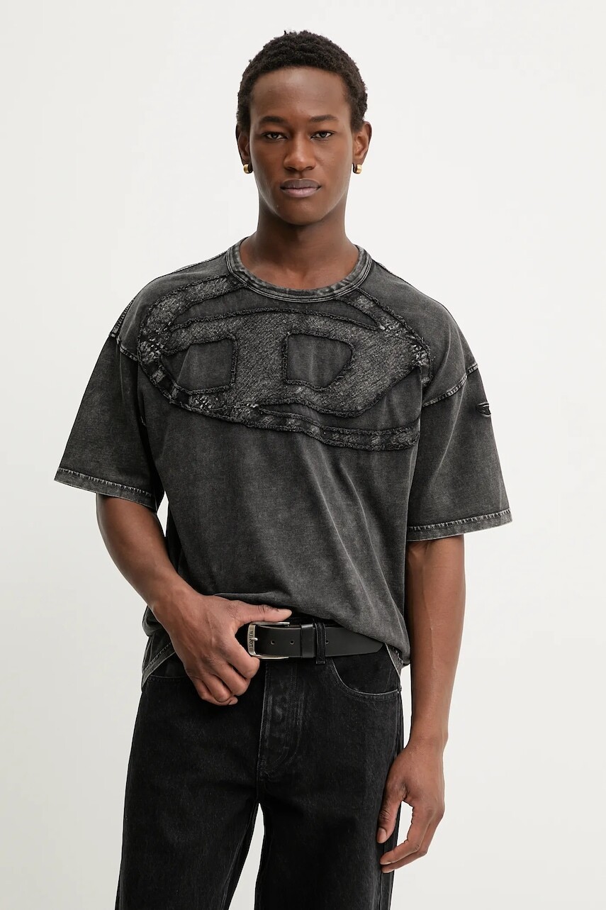 Bavlnené tričko Diesel T-BOXT-DEN