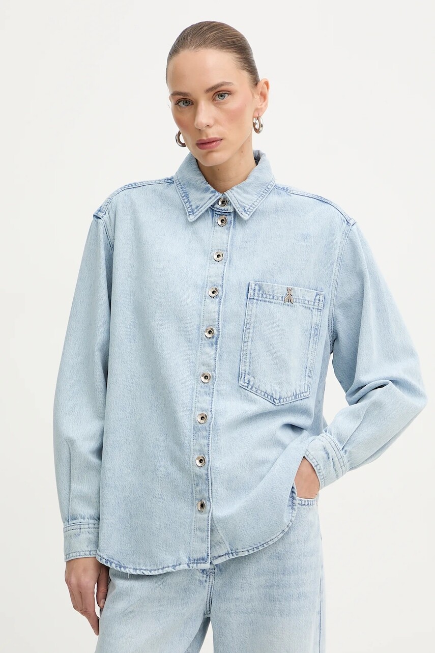 Rifľová košeľa Patrizia Pepe