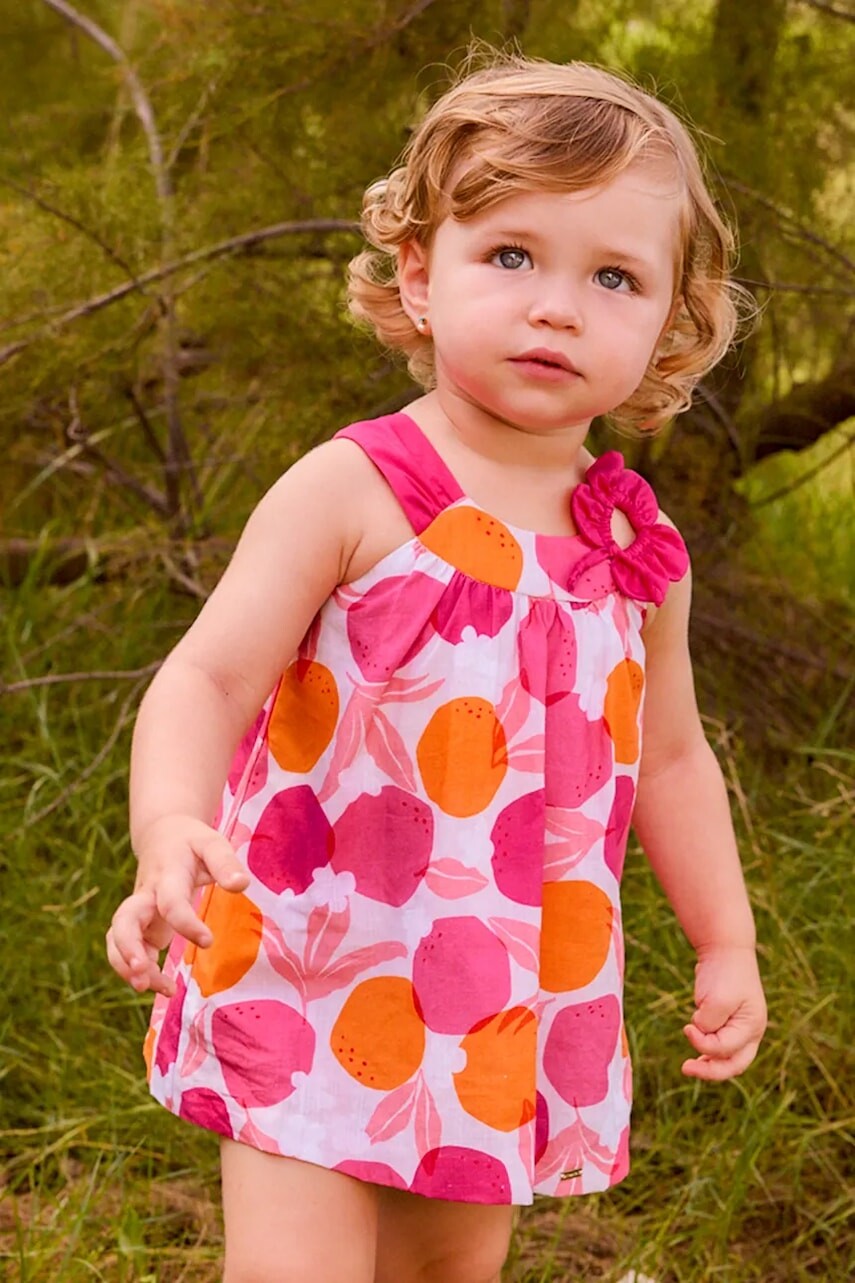 Dievčenské bavlnené šaty Mayoral