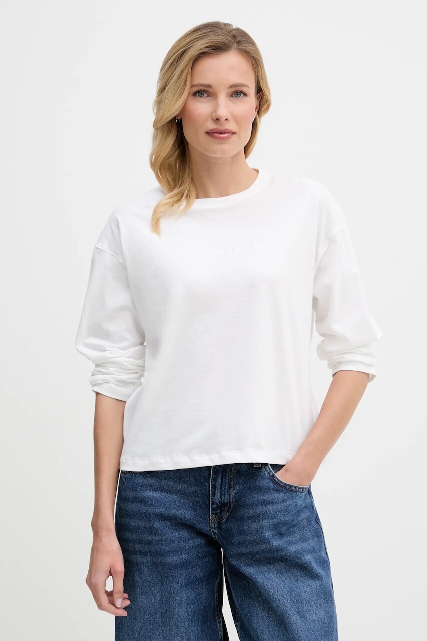 Bavlnené tričko s dlhým rukávom Tommy Hilfiger