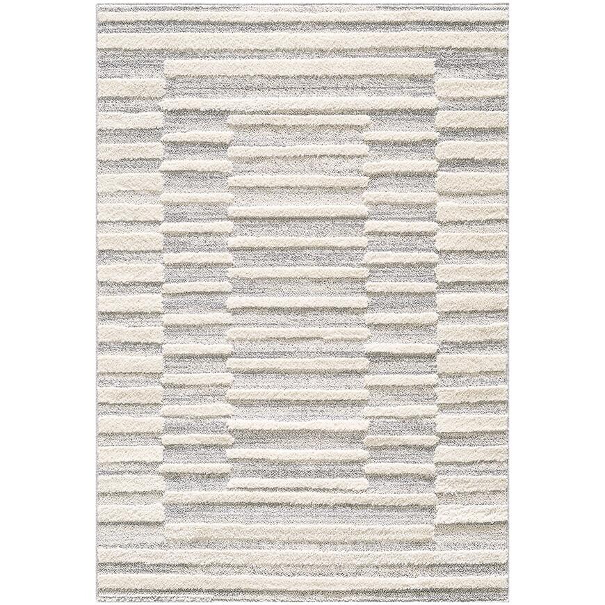 Koberec Art 1,9/2,7 FR2665 biely/sivý