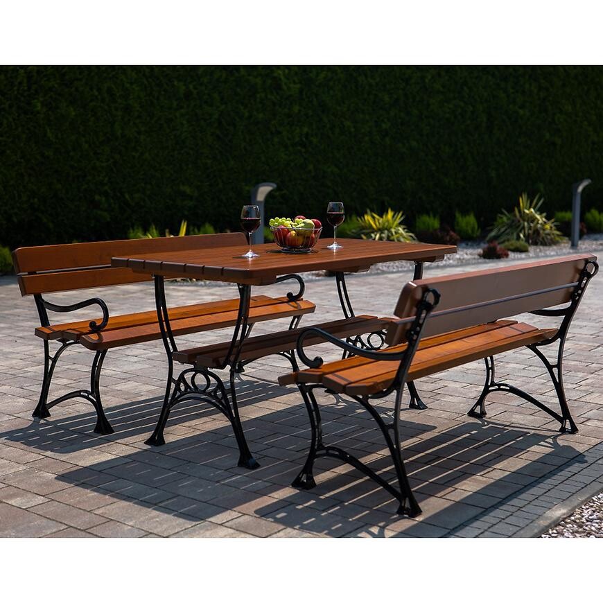 Záhradný komplet Kráľovský 2 s lakťovými opierkami Cyprus