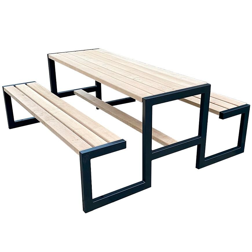 Záhradný komplet Picknick Grande prírodné drevo