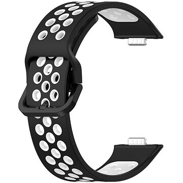 Drakero Silikónový performance pre Huawei Watch Fit 3 čierno-biely