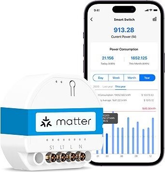 Meross Smart WiFi In-Wall Switch (4 pack)