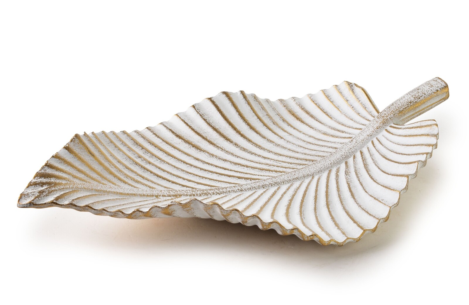 Dekorativní tác DAZ bílý/zlatý