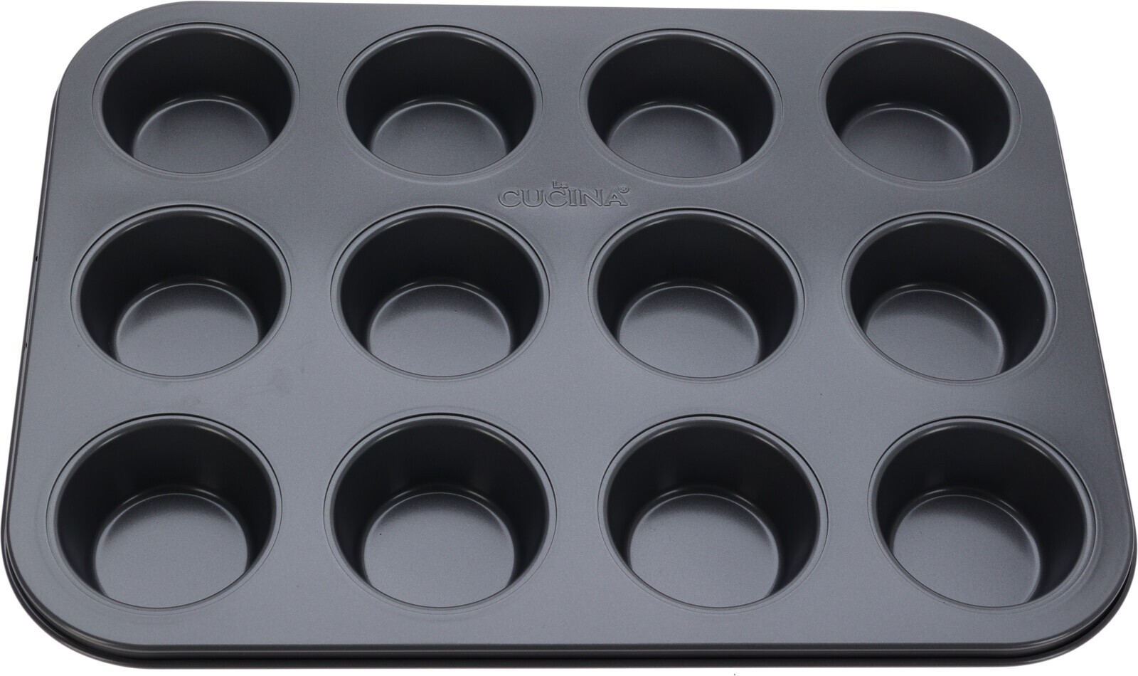 Forma na 12 ks muffinů SUSY černá