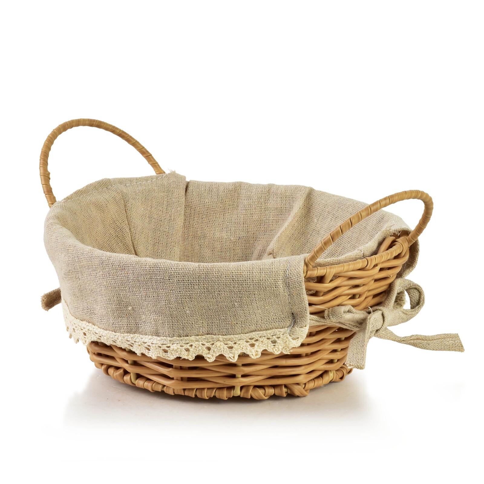 Košík WILL 20x20x8 cm hnědý/béžový