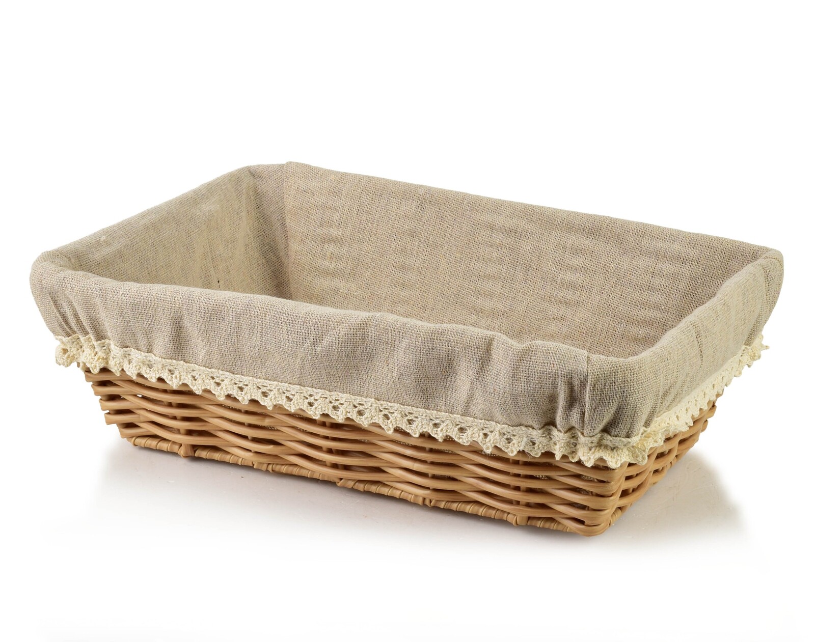 Košík WILL 28x18x9 cm hnědý/béžový