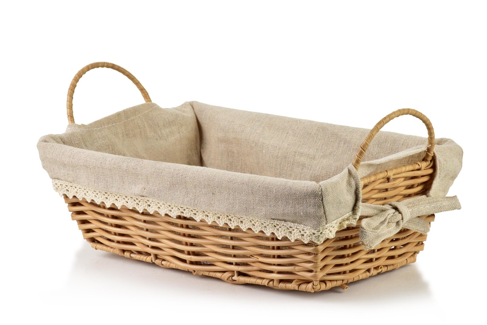 Košík WILL II. 28x18x9 cm hnědý/béžový