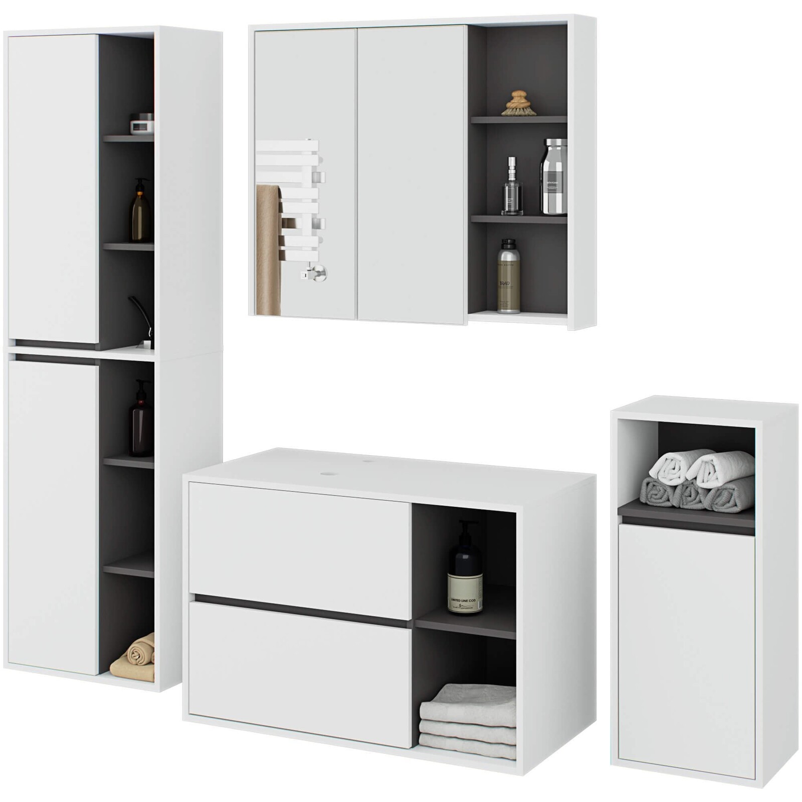 Koupelnová sestava VAMI II - výber z 2 prevedení