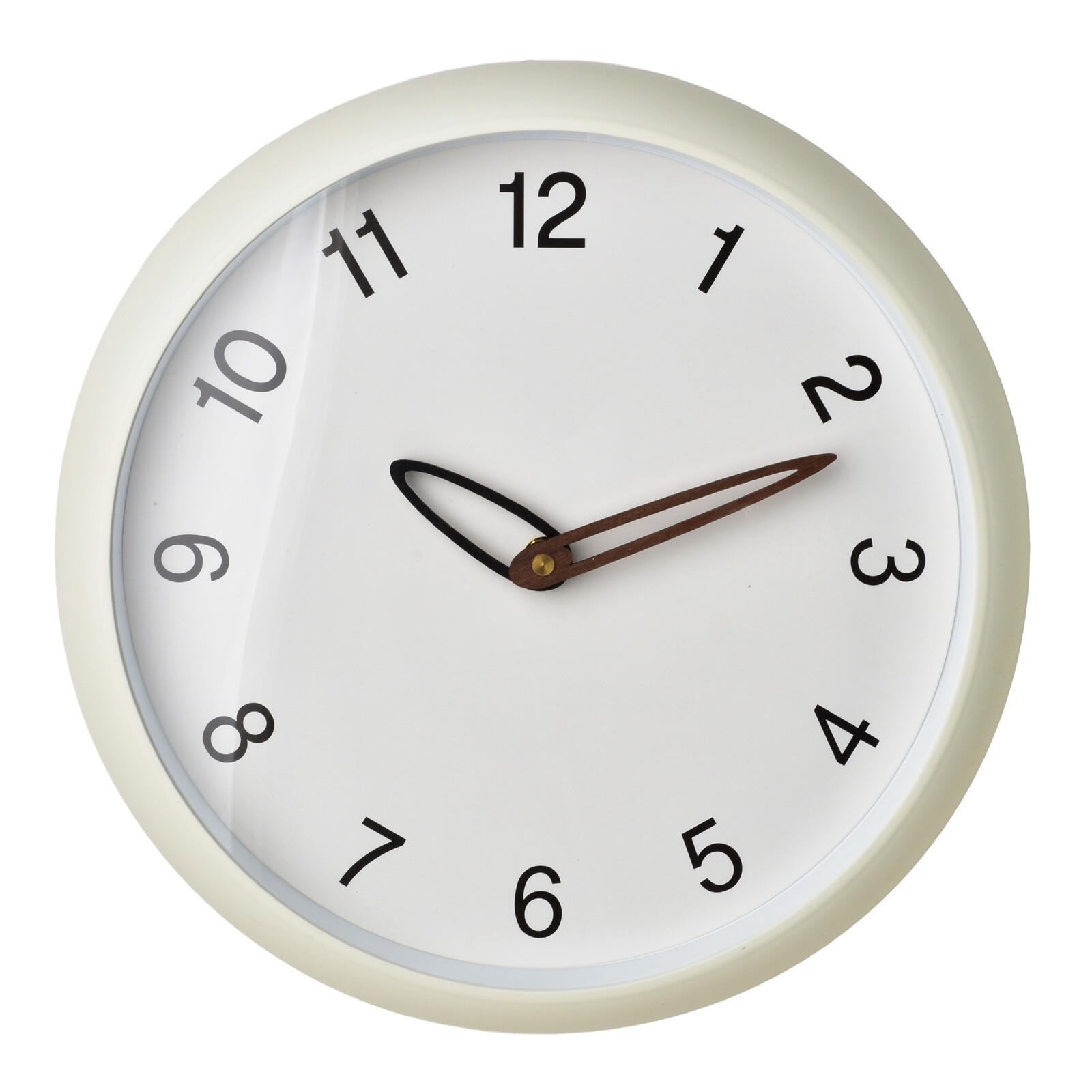 Nástěnné hodiny RAMSEY 30 cm bílé/béžové