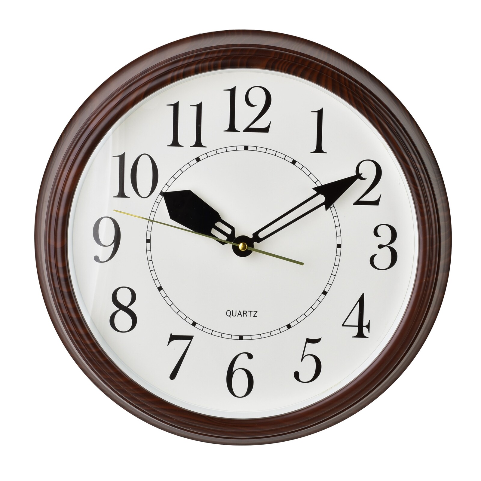 Nástěnné hodiny RAMSEY 30 cm hnědé/bílé