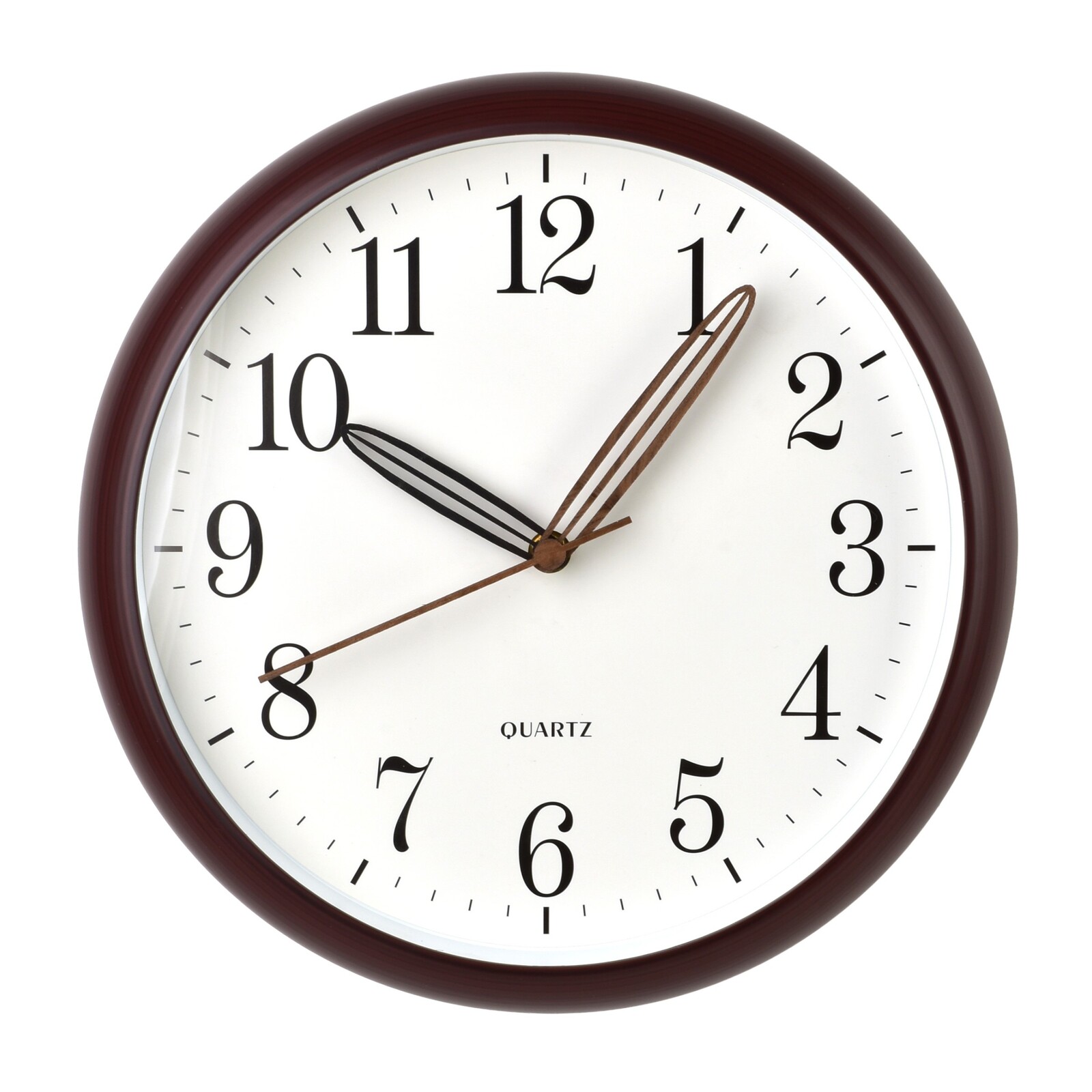 Nástěnné hodiny RAMSEY 30 cm vínové/bílé