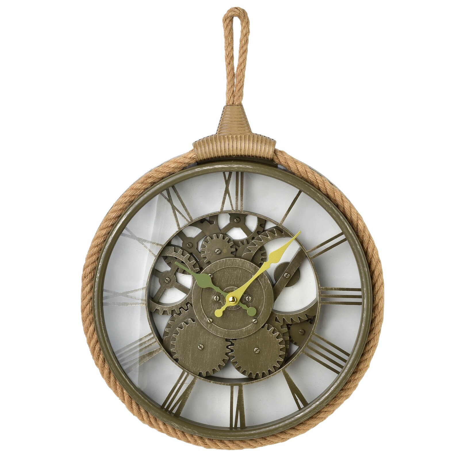 Nástěnné hodiny RAMSEY 33 cm hnědé