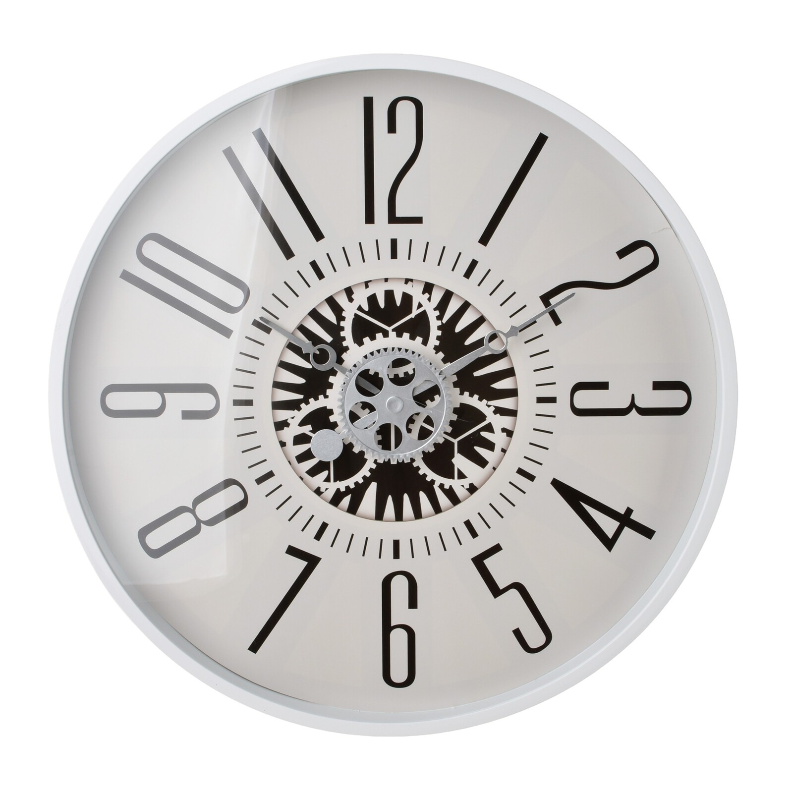 Nástěnné hodiny RAMSEY 40 cm bílé
