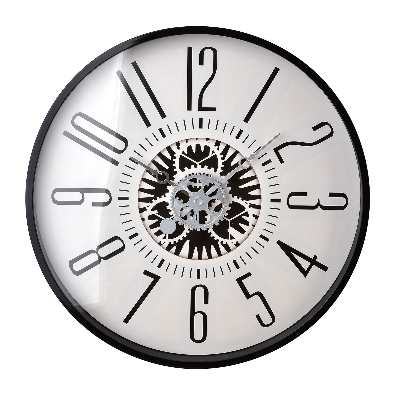 Nástěnné hodiny RAMSEY 42,9 cm černé/bílé