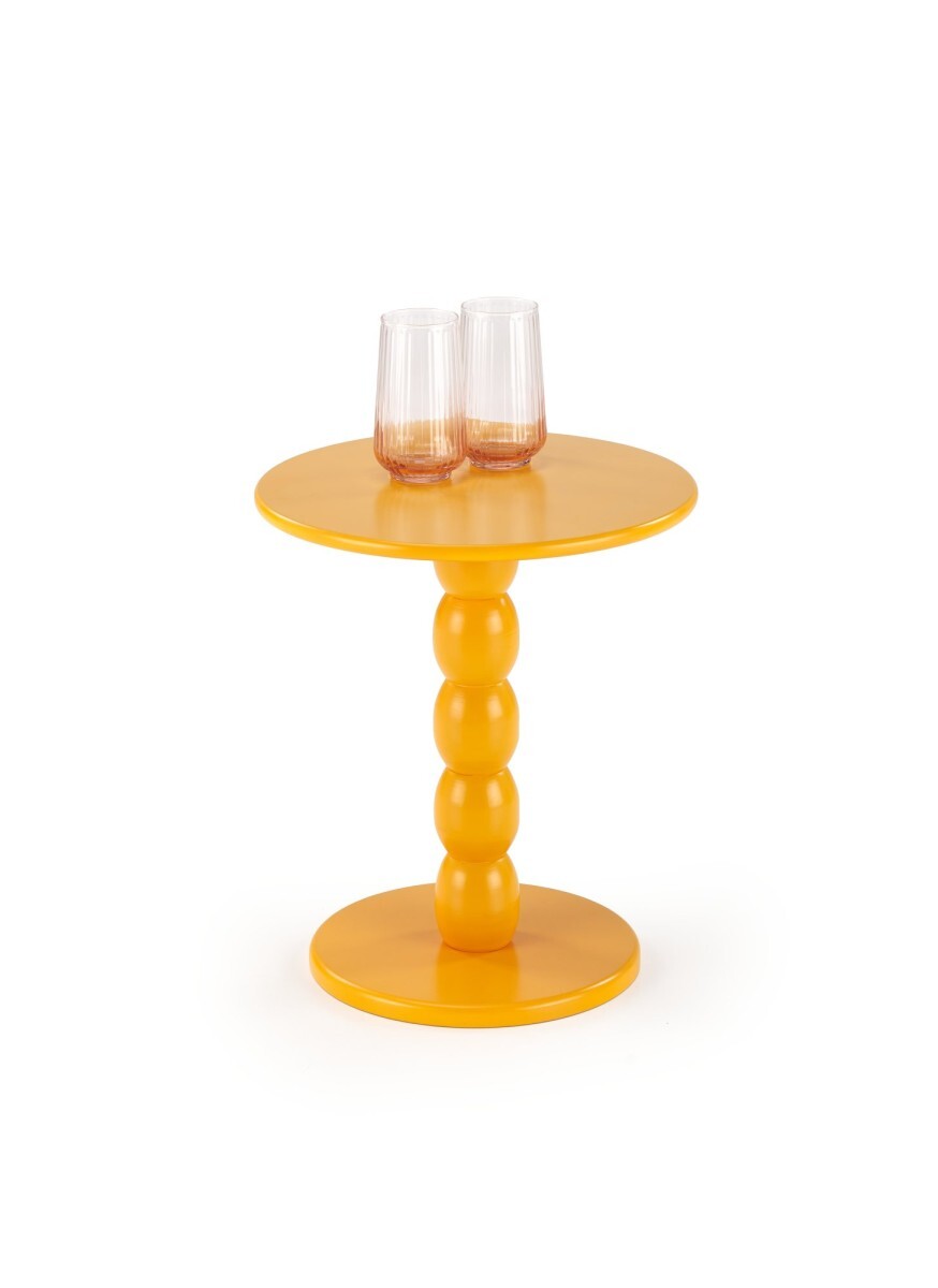 Odkládací stolek CIRILLA hořčičná