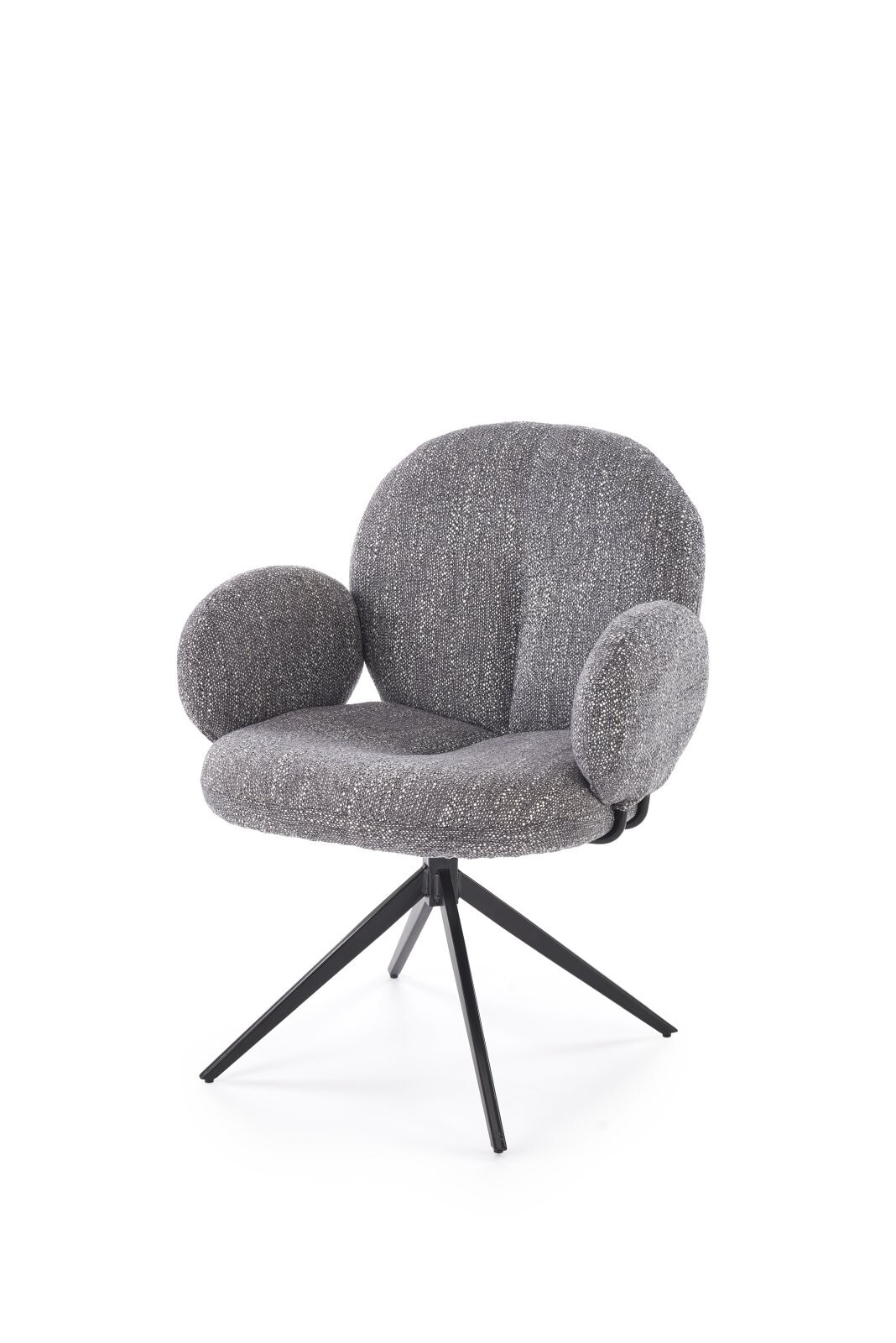 Otočné jídelní křeslo JOLIE šedé