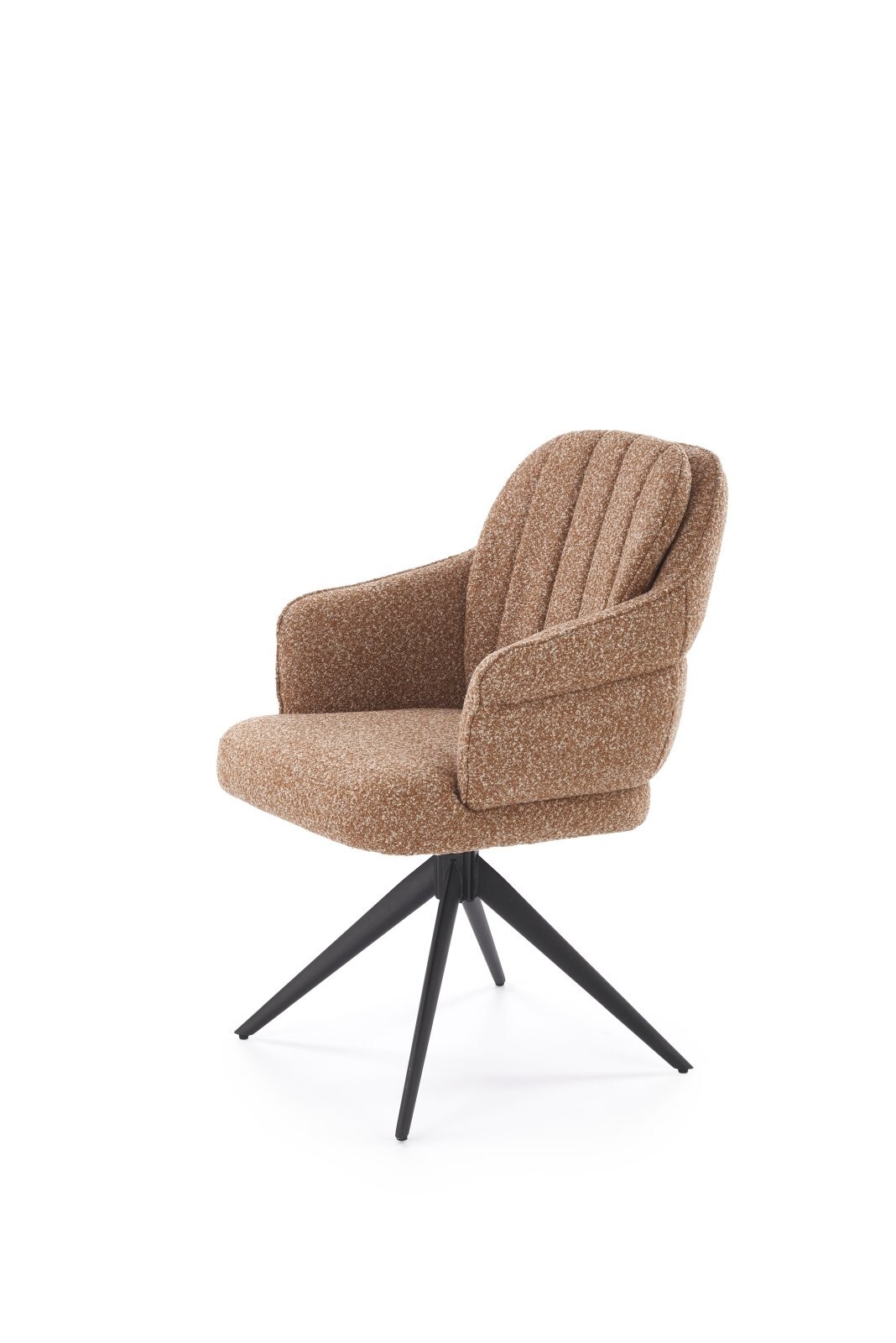 Otočné jídelní křeslo K570 skořicově hnědé