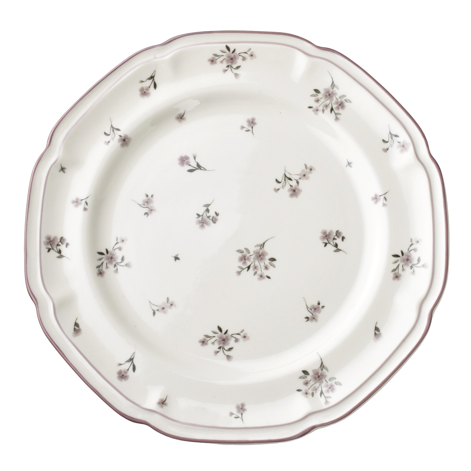 Porcelánový talíř ROSALIE 26,8 cm krémový