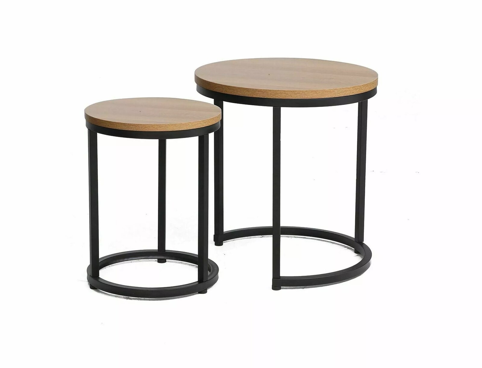 Sada 2 ks konferenčních stolků Hola dub přírodní/černá