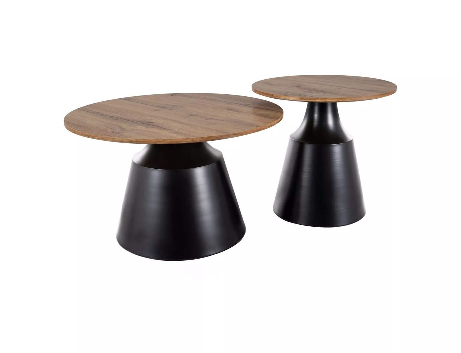 Sada 2 ks konferenčních stolků Itaka dub artisan/černá