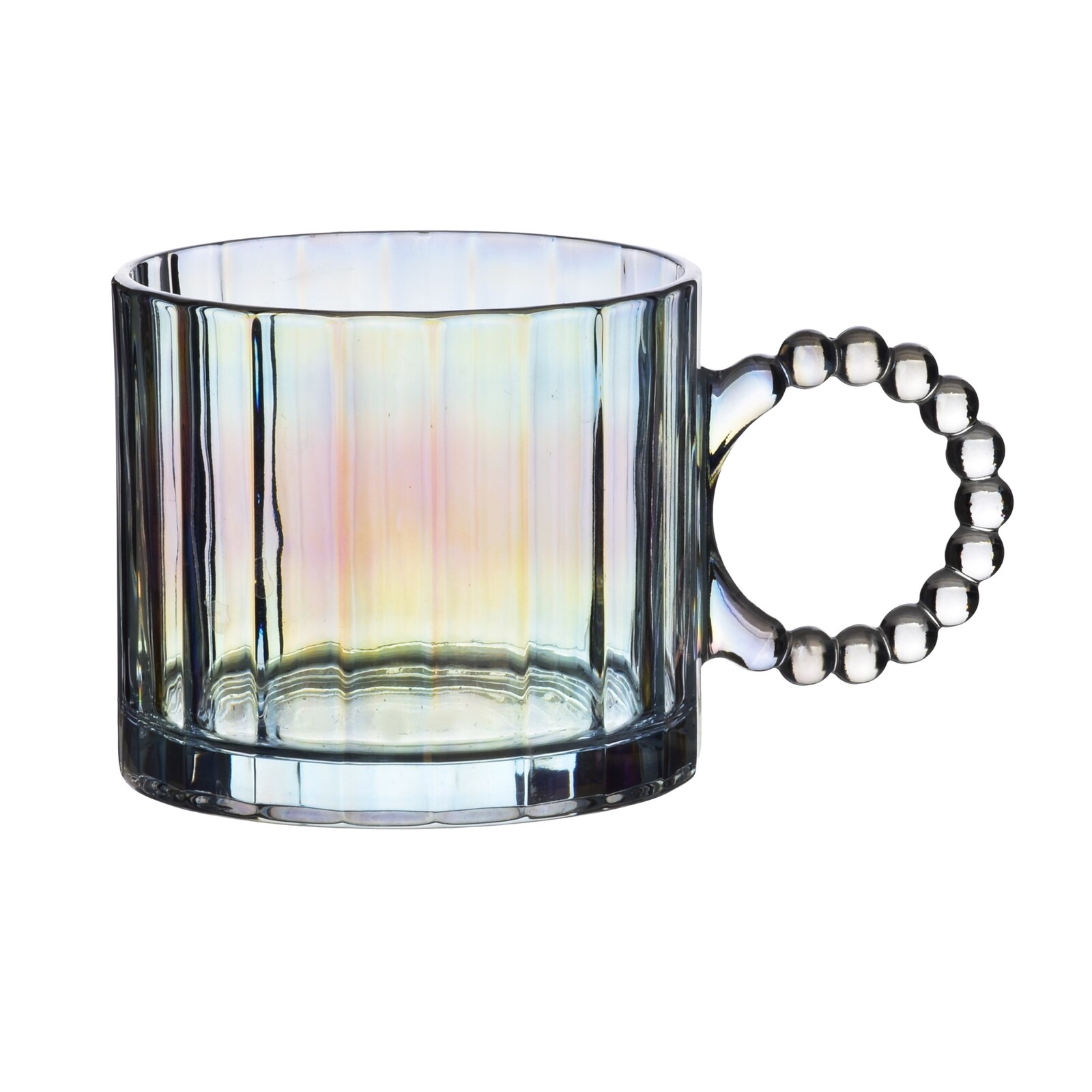 Skleněný hrnek MODERN KITCHEN LILY 300 ml čirý