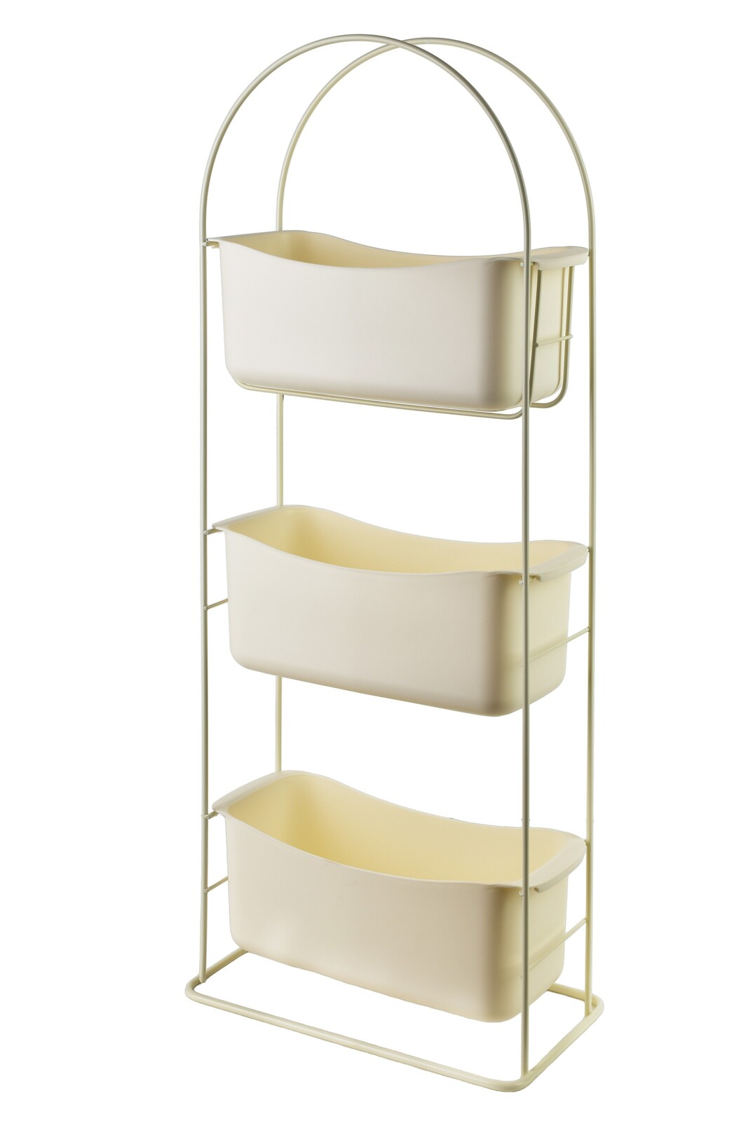 Třípatrový koupelnový regál DEA béžový