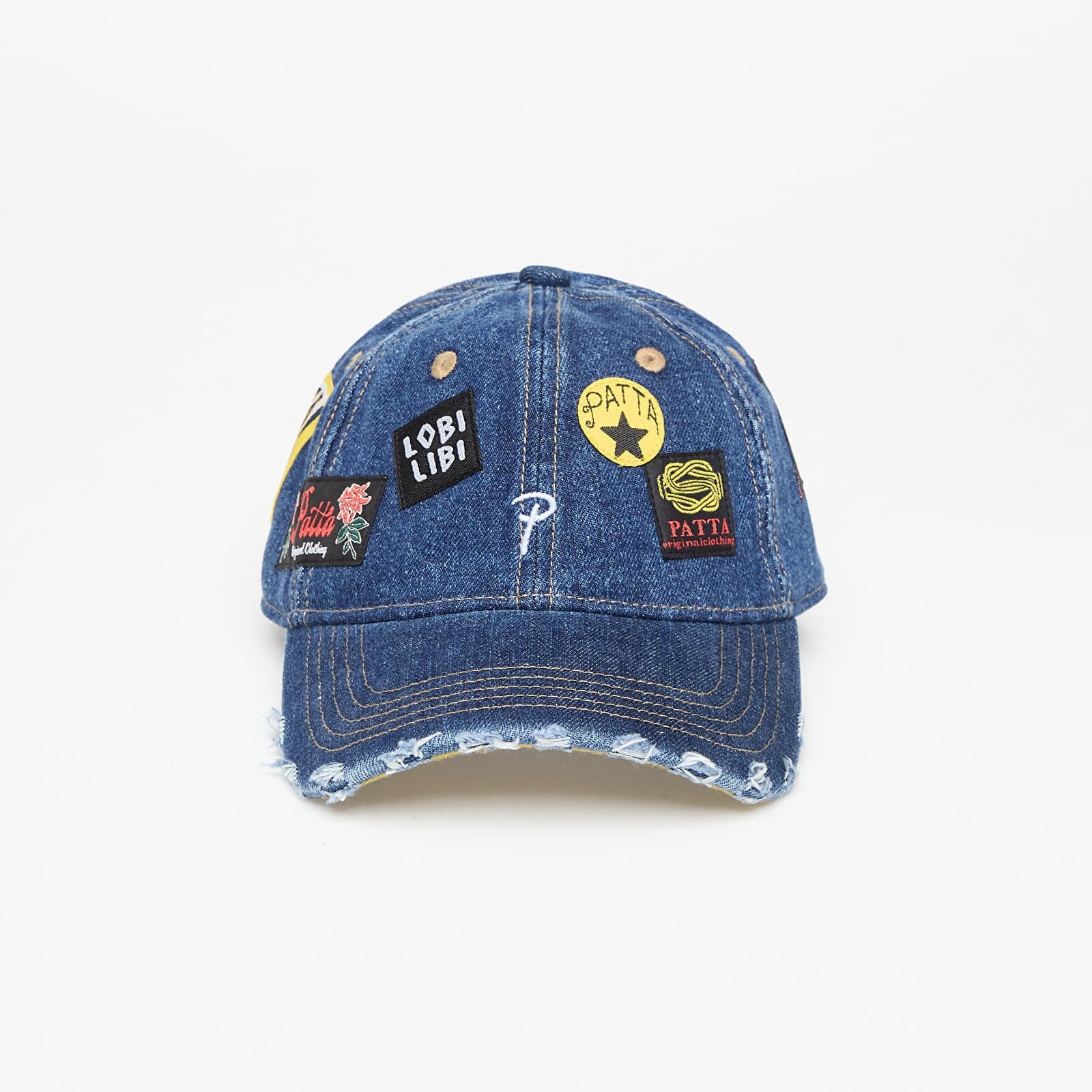 Šiltovka Patta Whole Lotta Labels Denim Blue Denim Universal