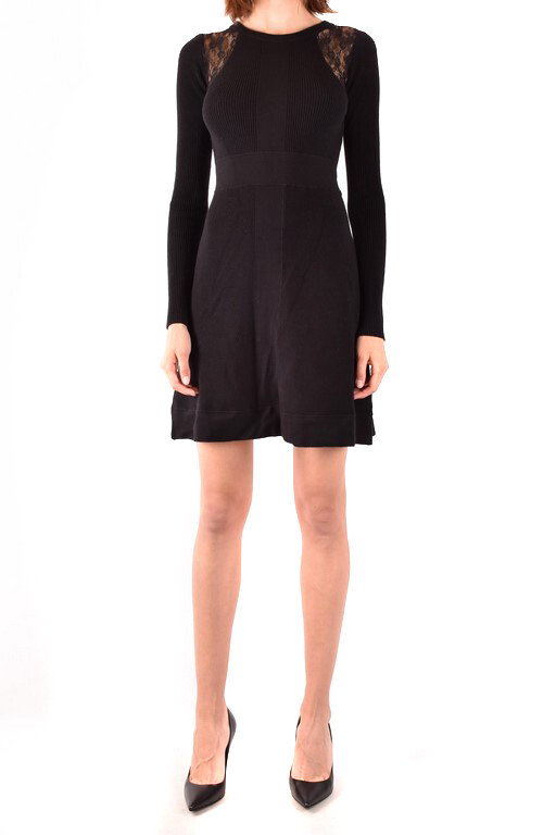 Čierne čipkované šaty Pinko