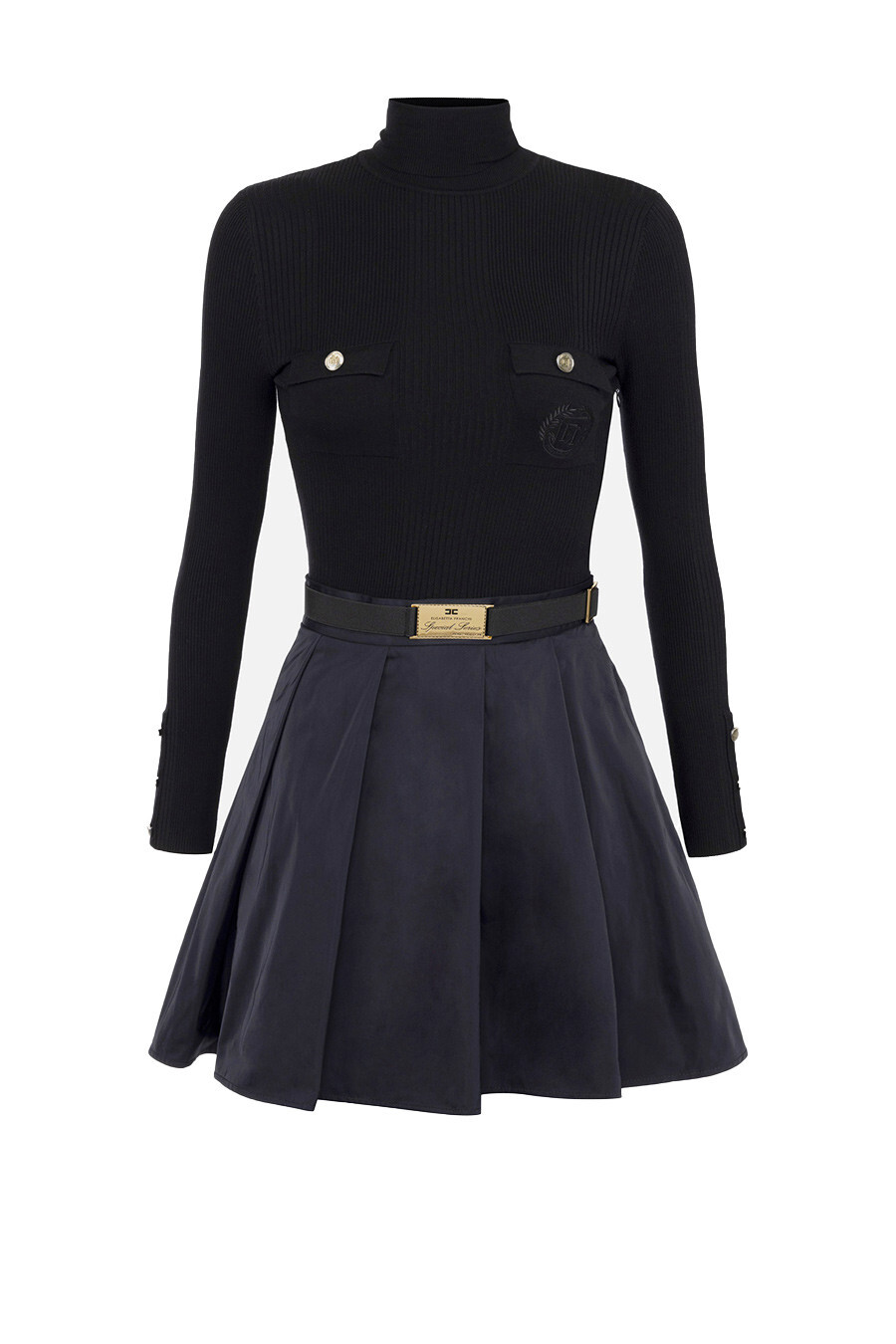 Elisabetta Franchi šaty s rolákom