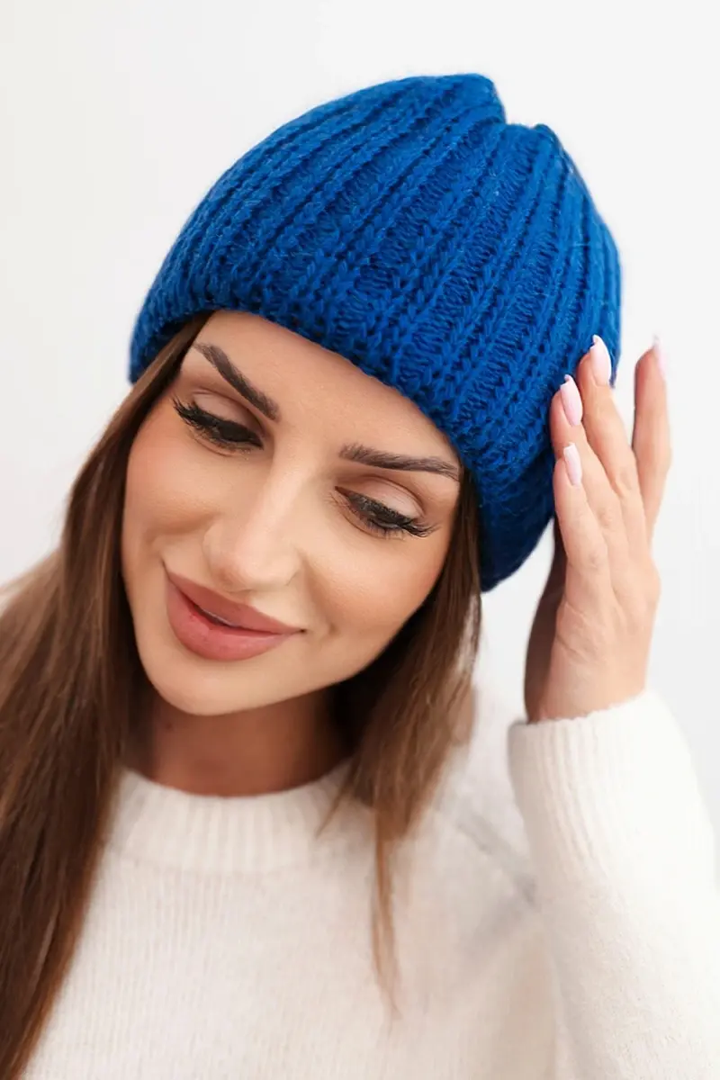 Dámska čiapka Rebeka K345 modrá