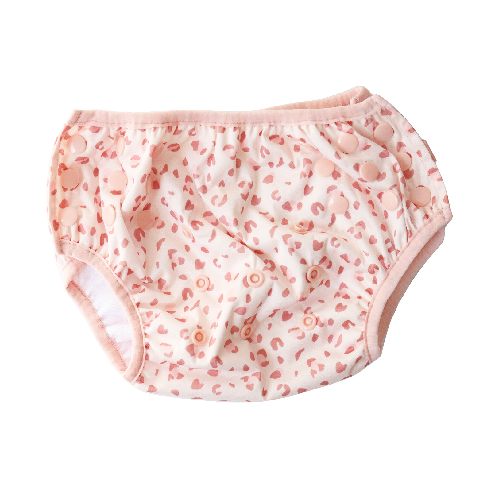 Swim Essentials Plavky pro miminka s UPF 50+ Old pink Leopard