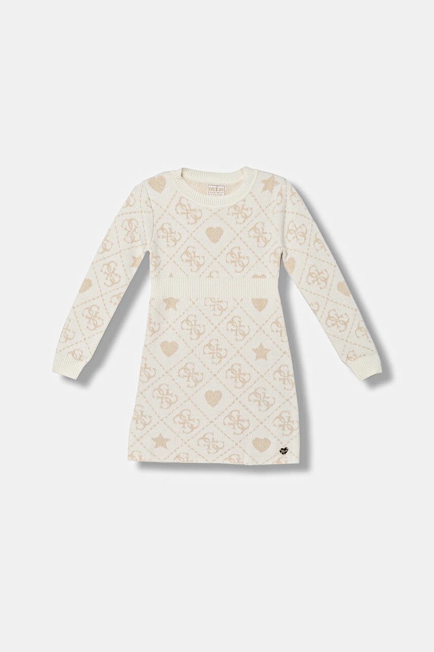 Dievčenské šaty s prímesou vlny Guess