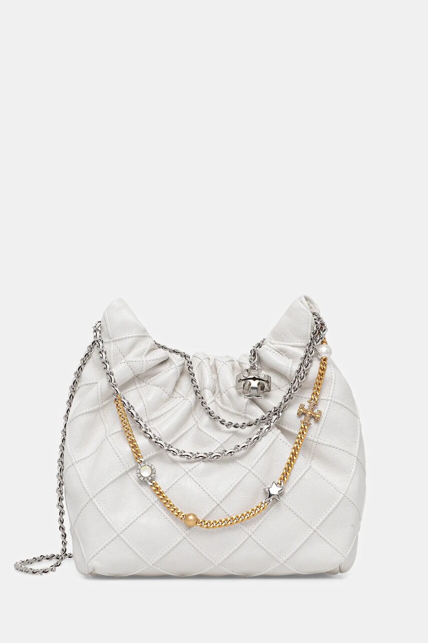 Kožená kabelka Tory Burch Fleming