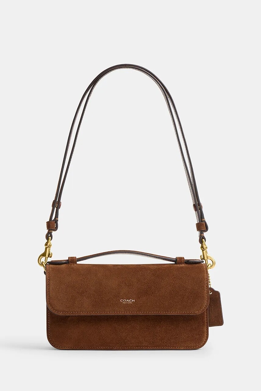 Semišová kabelka Coach Suede Elora