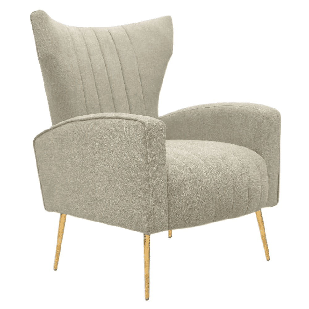 Relaxačné kreslo, béžová, BARET